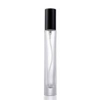 Flacon de Parfum Vaporisateur Carré ou Rond en Verre Épais et Transparent de 10 ml ou 15 ml pour Décantation, Marque Privée