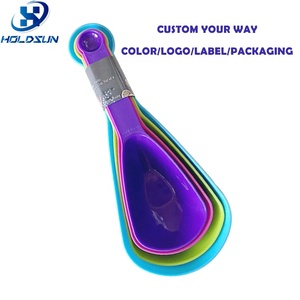 Juego de Tazas y Cucharas Medidoras Plegables de Plástico de Doble Cabeza, Ecológicas, Aptas <span class=keywords><strong>para</strong></span> Alimentos, Aptas <span class=keywords><strong>para</strong></span> Lavavajillas - Product Image 6