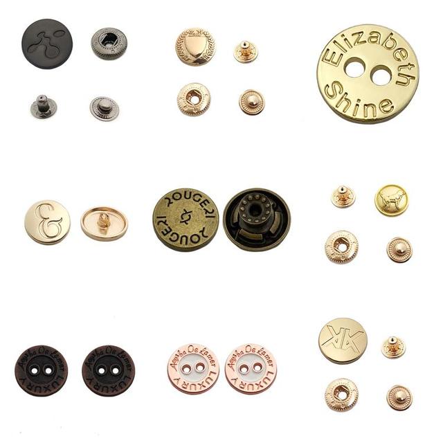 Wholesale Good Price Fashion Design Alloy Plate Press Metal Shirt Snap Buttons