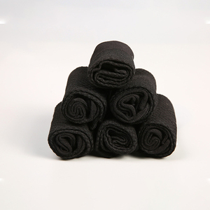 Calzini da Uomo Personalizzati in Fibra di Bambù Nera, Altezza Media, Logo Personalizzato, Assorbenti, <span class=keywords><strong>per</strong></span> Business e Tempo Libero, Deodoranti - Product Image 1