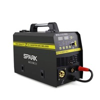 Nouvelle machine à souder à l'arc 3-en-1 MMA/MIG/TIG à courant continu avec fer à souder et fonction de soudage à l'arc, compatible 110V/220V