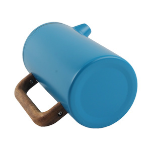 Cafetière en acier inoxydable, presse à café à double paroi isolée avec poignée en bois - Product Image 4