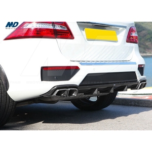 Diffuseur arrière en fibre de carbone Style Revozport pour 2012-2014 <span class=keywords><strong>Mercedes</strong></span> Benz <span class=keywords><strong>ML</strong></span>-Class W166 ML63 <span class=keywords><strong>AMG</strong></span> - Product Image 1