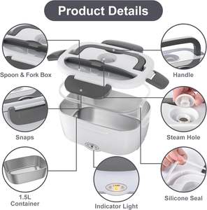 Chauffe-plat électronique intelligent 110V/220V/12V/24V avec sac de transport pour le bureau et la voiture – Vente en gros - Product Image 6