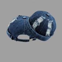 Chapeau de Propriétaire en Gros Mode Personnalisé en Coton Denim Délavé Style Docker Rétro Sans Bord pour Hommes