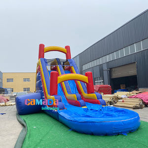 Toboggan de château sautant de <span class=keywords><strong>parc</strong></span> <span class=keywords><strong>aquatique</strong></span> gonflable pour enfants et adultes Castillos Hinchables pour les camps et les centres commerciaux pour les écoles - Product Image 4