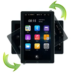 Radio Estéreo con pantalla táctil para coche, tablero de Soporte Universal con rotación de 360 grados, doble Din, 10 pulgadas, Android, Ce, 1024x600