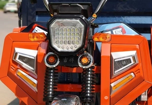 1000W+ 60V+ Tricycle Adults <b>2</b> <b>Passengers</b> Open Body Long-Range (70-90km) 30-50km/h Heavy-Duty Payload - Product Image 1
