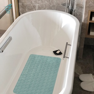 YIDE <strong>Hot</strong> Design Honeycomb Anti Slip Bath <strong>Tub</strong> <strong>Mat</strong> PVC Anti Slip Shower <strong>Mat</strong> with Hooks - Product Image 2