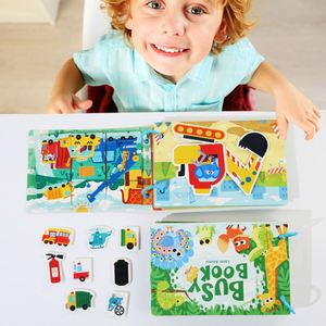 Juguetes Educativos para Preescolar y Jardín de Infancia, Actividades de Aprendizaje Montessori, Libro de Pegatinas para Niños - Product Image 4