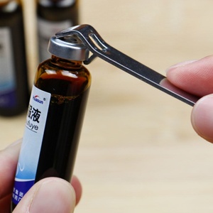 Décapsuleur Anneau en Acier Inoxydable et Silicone, Outil Multifonction en Alliage pour Bière et Mini Bouteilles Médicales - Product Image 3