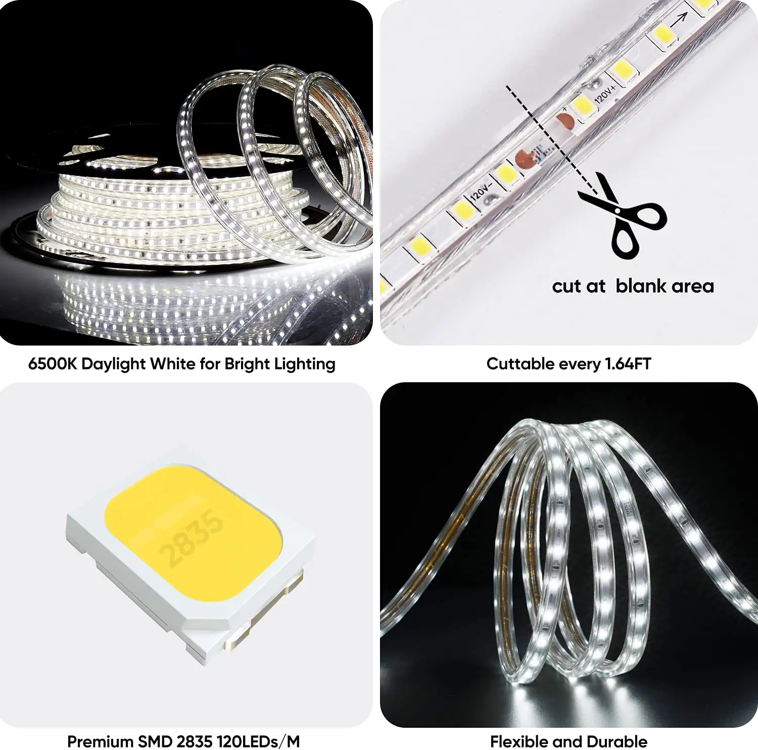 Fabrika sıcak satış listed listelenen led şerit işıklar IP65 ev ticari kullanım DIY dekor led şerit aydınlatma
