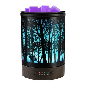 Black Metal Sunset Lakeside 7 Màu Led Thay Đổi Sáp Điện Nóng Chảy Ấm Hơn Với Hẹn Giờ Dầu Burner Cho Nhà Sống Khách Sạn Vv - Product Image 1