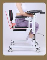 Chaise de bain portable et mobile pour personnes âgées, caractéristiques de sécurité, pliable, réglable, transfert, levage, capacité de 120 kg pour la réadaptation thérapeutique