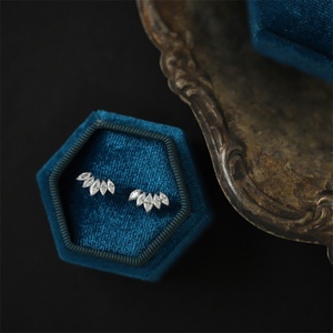 Popular Iced Out Jewelry Stud <b>Earrings</b> Stainless Steel Zircon <b>Earrings</b> for Women - Product Image 3