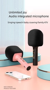 Microphone Karaoké Q-11 Magic Sing, Lecteur Karaoké, Microphone Sans Fil Portable pour Chanter, Fête à Domicile, Microphone Bluetooth pour Mobile - Product Image 3