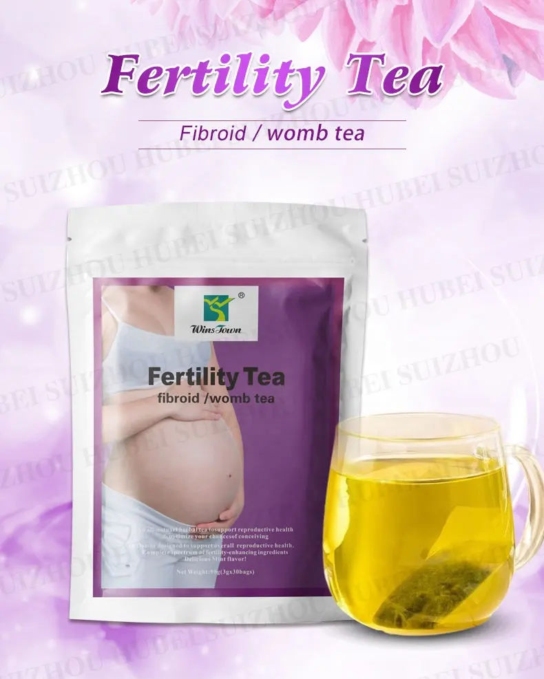 OEM Custom Winstown fertility tea private label best quality womb organic detox fibroid female fibroid tea for women