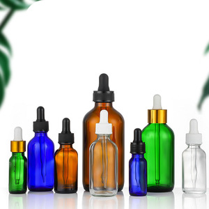1oz 2oz 4oz 30ml 60ml 120ml Hot Stamping Amber Frosted Boston Essential Oil Glass Dropper <b>Bottle</b> with <b>Plastic</b> Black Dropper - Product Image 5