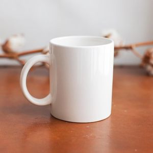 Vente en gros de tasses à café en céramique blanches personnalisées avec logo imprimé, 11 oz, en porcelaine, pour la sublimation, pour Noël - Product Image 1