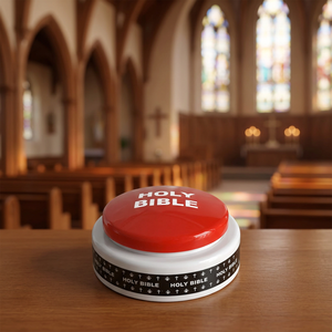 Lecteur de versets bibliques à bouton sonore, appareil <span class=keywords><strong>audio</strong></span> chrétien portable <span class=keywords><strong>pour</strong></span> la prière et le culte - Product Image 1