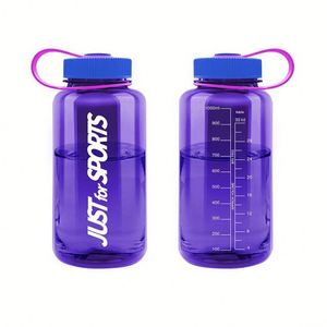 Bouteille d'eau en Tritan avec logo personnalisé, sans BPA, en plastique, avec poignée, pour la randonnée, le vélo, la salle de sport, les voyages - Product Image 1