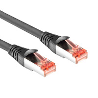 Câbles de raccordement CAT5e/CAT6/CAT7 UTP/FTP/SFTP CCA personnalisés en gros, contacts plaqués or RJ45, certifiés CE pour les centres de données des FAI et les hôtels