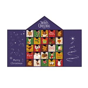 Countdown 25 Days Advent Calendar House Styling Style Gift Box Chocolate Skincare Custom Small Gift Box