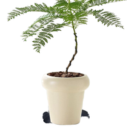 Best-seller Plateau en plastique noir pour plantes Vente en gros Bon marché Soucoupes Pot de fleur rond Plateau