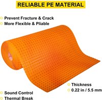 Membrane de Désolidarisation pour Carrelage, Sous-couche Imperméable Anti-Fissuration pour l'Installation de Carrelage Céramique