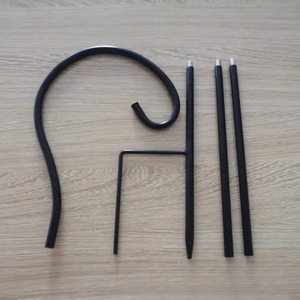 เสาที่ป้อนนกสำหรับให้อาหารนกที่ปลูกต้นไม้กลางแจ้งเสาให้อาหารนกตะขอเลี้ยงแกะเหล็กยืดได้ - Product Image 5