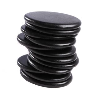 Piedra de masaje calentada con energía de basalto, piedra de roca caliente, roca volcánica para masaje de Spa, cuello, espalda, terapia de relajación de cuerpo completo - Product Image 3