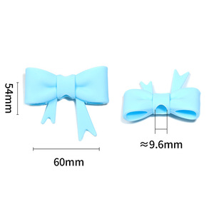 Nouvelles couleurs, perles en silicone lavables à paillettes et confettis, grand nœud tendance pour la fabrication de stylos, bijoux, colliers et porte-clés - Product Image 2