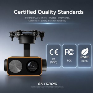 Caméra Skydroid C20 avec zoom 23x, stabilisateur trois axes, <span class=keywords><strong>vision</strong></span> nocturne, transmission d'images, drone télécommandé H16 H30 avec caméra <span class=keywords><strong>HD</strong></span> - Product Image 5