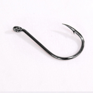 Amo da pesca Aohu Scoundrel Hook in acciaio ad alto tenore di carbonio, doppio per pugnalata posteriore, 30, per la pesca in mare di sturioni - Product Image 2