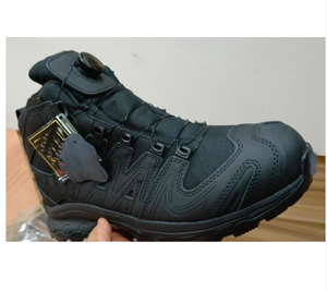 TSB1 High Quality Camouflage Training Menb Brown Black Ankle <b>Boots</b> with Lock <b>Hiking</b> Shoes Tactical Sneakers - Product Image 2