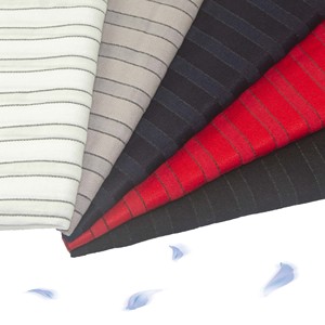 Tissu en mélange de coton, <span class=keywords><strong>lin</strong></span> et lyocell à rayures, livraison rapide, 135 g/m², 138 cm, délavé à la pierre, 52 % <span class=keywords><strong>lin</strong></span>, 43 % coton, 5 % lyocell, pour vêtements - Product Image 2