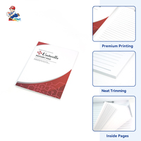Blocs-notes personnalisés en papier avec reliure parfaite, à feuilles détachables, avec logo, format A4/A5, logo personnalisé, CMYK/couleurs