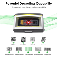 Effon PS02 Scanner de codes-barres à déclencheur, mains libres, monté sur bracelet, USB, disponible en stock pour la logistique d'entrepôt et l'inventaire