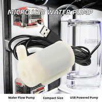 Pompe à eau à micro-diaphragme DL, pompe submersible USB DC 3V/5V pour la circulation de l'eau, personnalisable OEM, avec roue en laiton et joint en PTFE