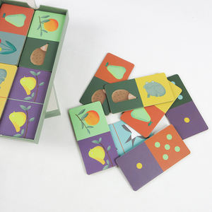 Kartu permainan bermain anak-anak kartu kertas holografik cetak kustom permainan PVC pendidikan keluarga kartu Flash anak-anak - Product Image 1