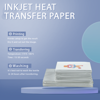 Papier transfert thermique imprimable à jet d'encre foncé en textile de coton UNEWPRINT DIY A3