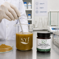 Poudre de saponine de thé 20:1 - Extrait de graines de Camellia Sinensis, extrait végétal naturel pour les soins personnels et l'utilisation alimentaire