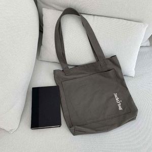 Custom Cotton Daily Tote Beach <b>Bag</b> for Woman Personalized Grocery Shopper <b>Bags</b> With Pocket - Product Image 3