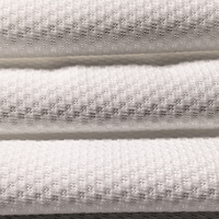 Tissu en maille polyester léger, respirant et anti-humidité, teint écologiquement, avec élasthanne, pour la doublure et la languette des chaussures de sport décontractées, directement de l'usine
