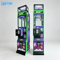 Игровой автомат-кран для одного игрока, премиум-класса, для монет и купюр, мини-версия, на заказ