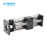 Table coulissante pour machine de fraisage CNC Nema23, axe Z, vis à billes SFU1204 1605/1610, double guide linéaire carré, fonctionnement 100-300 mm