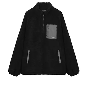 Manteau en fausse fourrure pour homme, personnalisé, <span class=keywords><strong>noir</strong></span>, peluche, manteau chaud, collection d'hiver, veste de haute qualité pour adulte - Product Image 1
