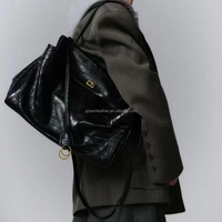 Sac fourre-tout de luxe en cuir véritable pour femme, sacs à main de créateur personnalisés, imprimé léopard, porté épaule, grande capacité, imperméable