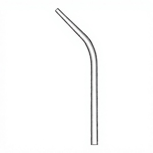 Tubo de Succión de 3.5 mm de Diámetro, Tubo de Succión Quirúrgica, Instrumento de Succión Médico, Cánula de Succión de Acero Inoxidable para Odontología y Otorrinolaringología - Product Image 1