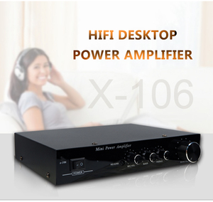 2 canales mini amplificador de potencia con micrófono Puerto PARA karaoke familiar - Product Image 1